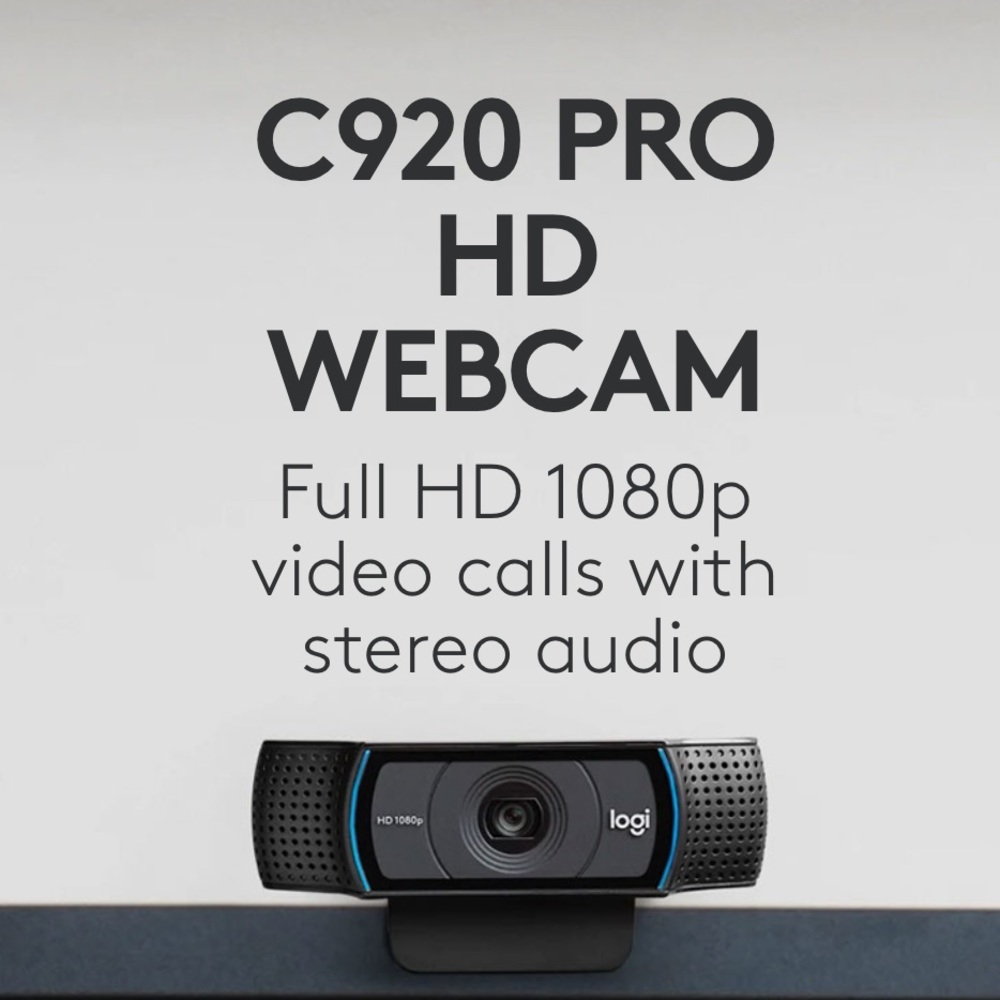 Logitech C920 Pro HD Webcam 1080p
